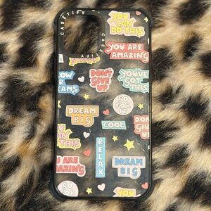 CASETiFY iPhone 12Pro Case - Impact Sticker Words of Affirmation Case